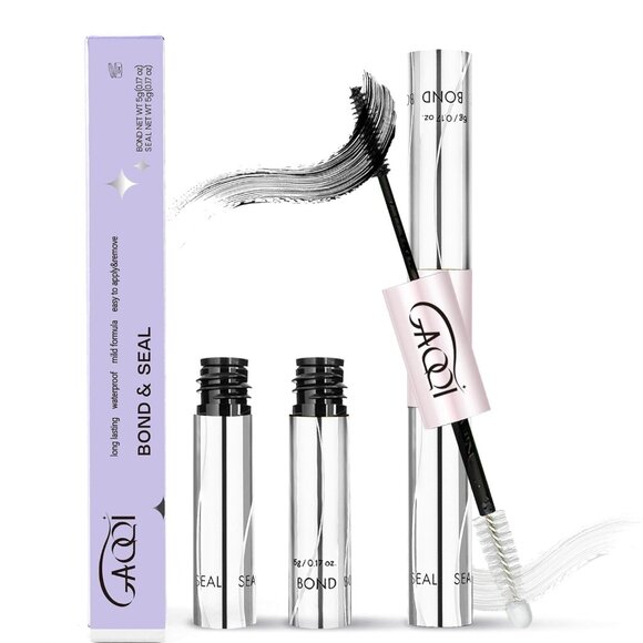 Other - Double-Ended Eyelash Adhesive for Clusters - 72H Waterproof & Easy to Use